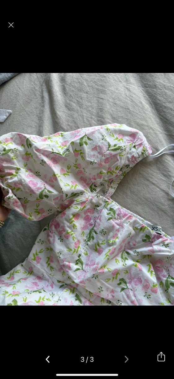 Lcw Pembe çiçekli Bohem Uzun Elbise - Görsel 2