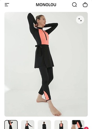 Uzun Kollu Siyah Mini Spor Mayo - Görsel 4