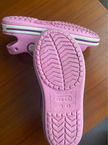 24 Beden pembe Renk Orjinal crocs marka sandalet