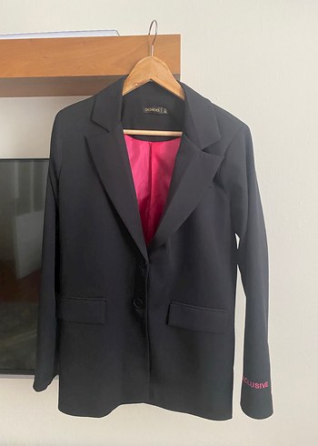Zara Sikligin Simgesi Siyah Tek Dugmeli Blazer Ceket