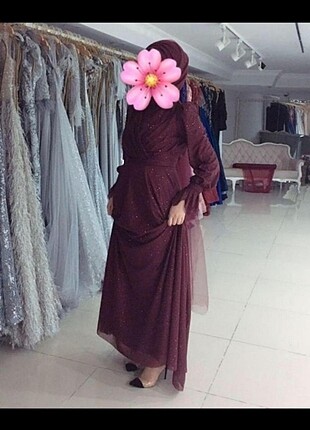 Bordo simli abiye Bordo abiye 