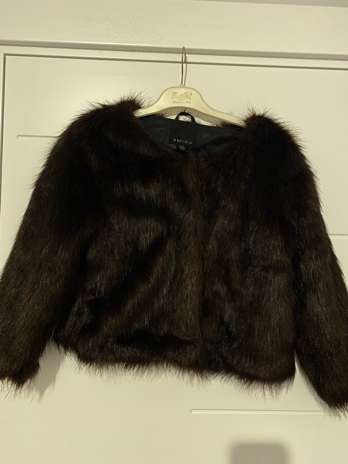 amisu marka cropped suni kürk - Görsel 3