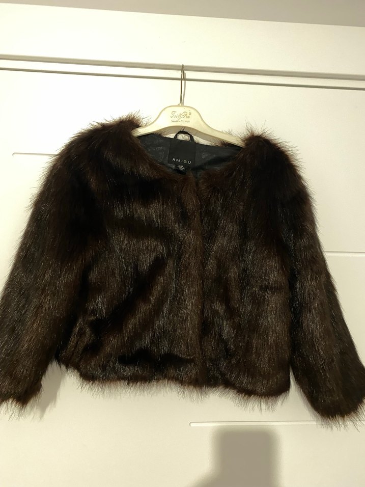 amisu marka cropped suni kürk - Görsel 4