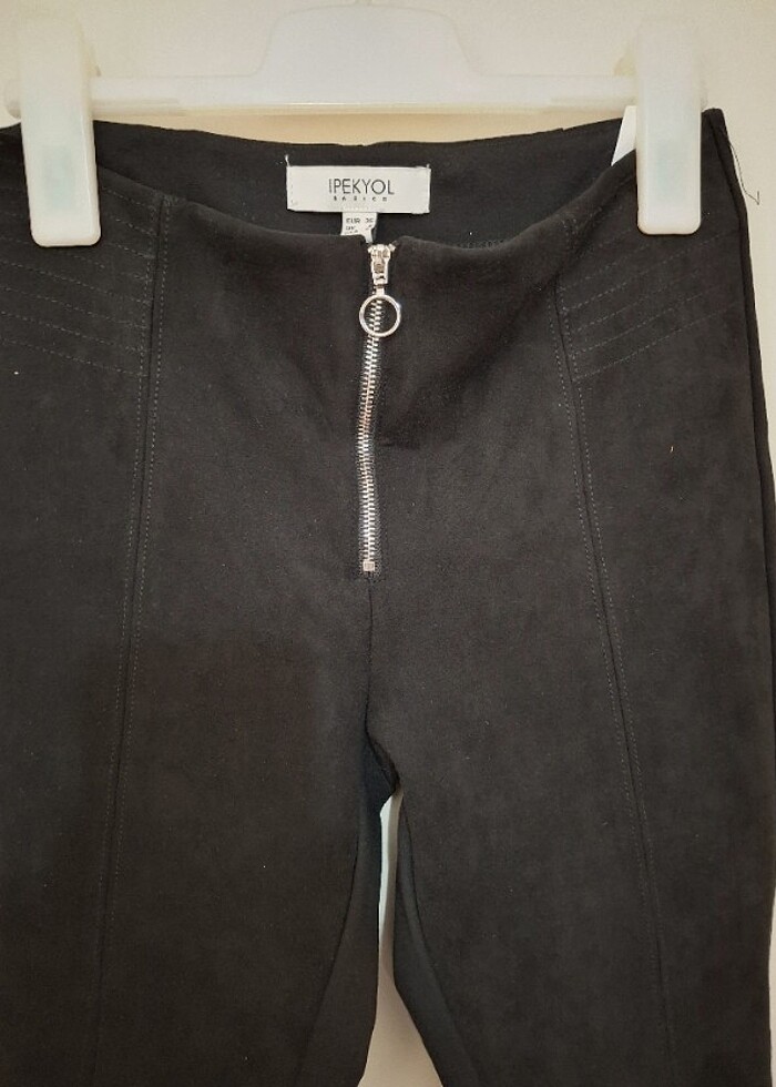 İpekyol süet tayt pantolon 36 - Görsel 4