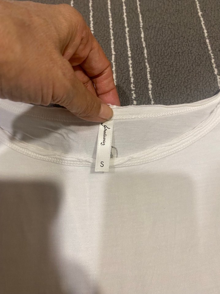 Stradivarius omuz dügmeli.kayık yaka - Görsel 3