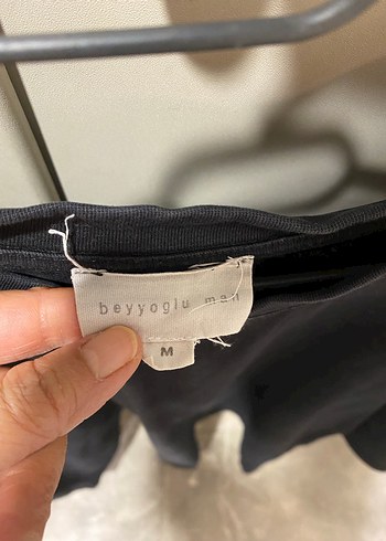 Erkek Siyah Oversize Tişört - Görsel 2