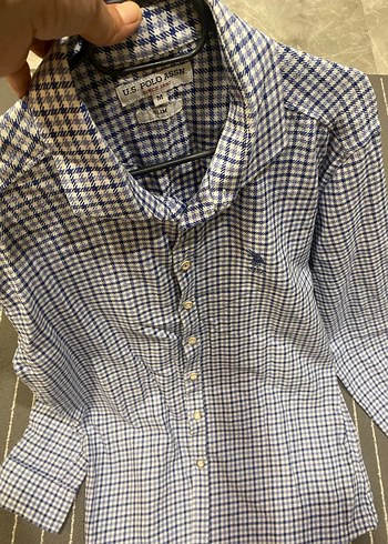 Mavi Kareli Erkek Uzun Kollu Gömlek.Polo - Görsel 5