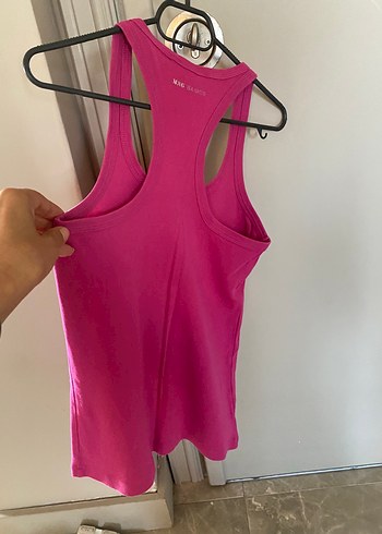 Mango Pembe Kadın Sıfır Kollu İnce Atlet