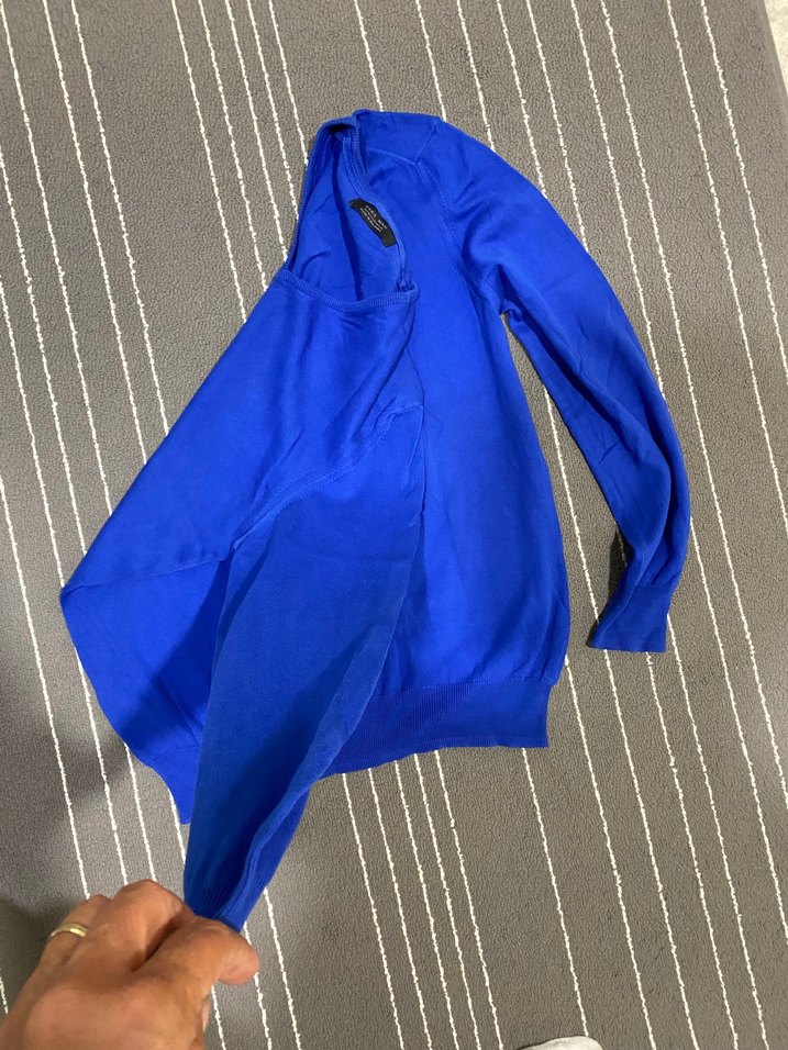 Mavi Erkek V Yaka Triko Kazak - Görsel 4