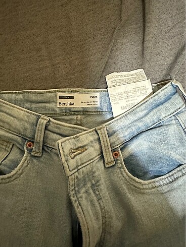Bershka bershka ispanyolpaça kot pantolon
