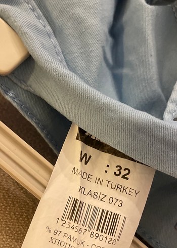 Açık mavi pantolon - Görsel 6