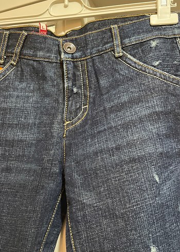 Mavi Rahat Kesim Kadın Denim Pantolon - Görsel 5