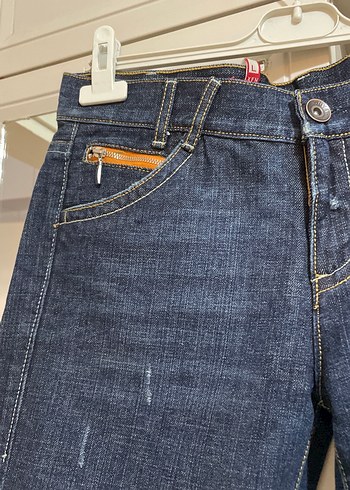 Mavi Rahat Kesim Kadın Denim Pantolon - Görsel 4
