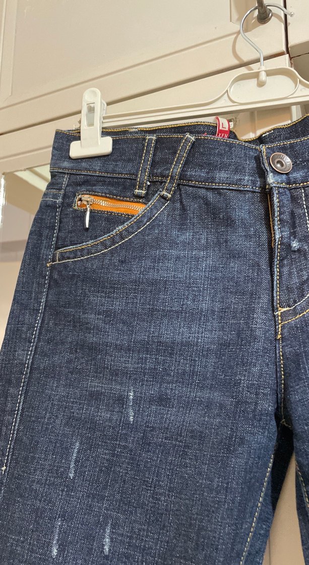 Mavi Rahat Kesim Kadın Denim Pantolon - Görsel 4