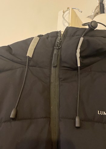 Kadın Siyah Fermuarlı Kış Montu - Görsel 9