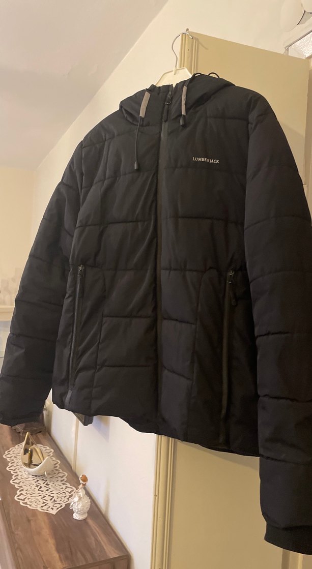 Kadın Siyah Fermuarlı Kış Montu - Görsel 2