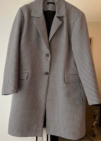 Kazayağı desenli kaban -ceket - Görsel 2