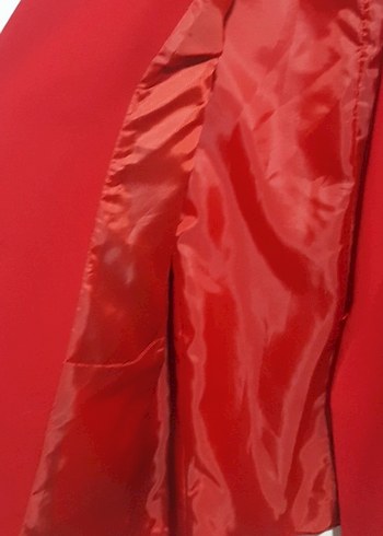 Tuğba Venn Kırmızı Kadın Blazer Ceket - Görsel 7