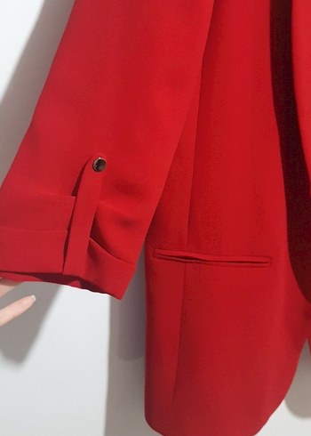 Tuğba Venn Kırmızı Kadın Blazer Ceket - Görsel 6