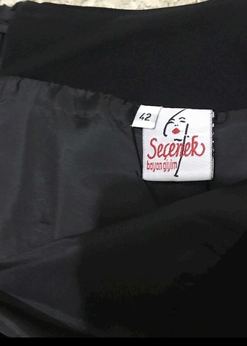 Siyah Uzun Kadın Etek - Ofis Stili - Görsel 6