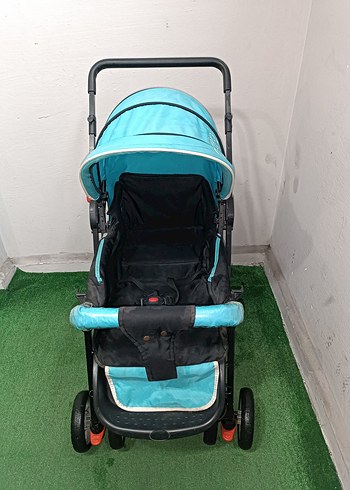 Pembe ve Gri Bebek Arabası Temiz Sağlamdır Kargo Var - Görsel 6