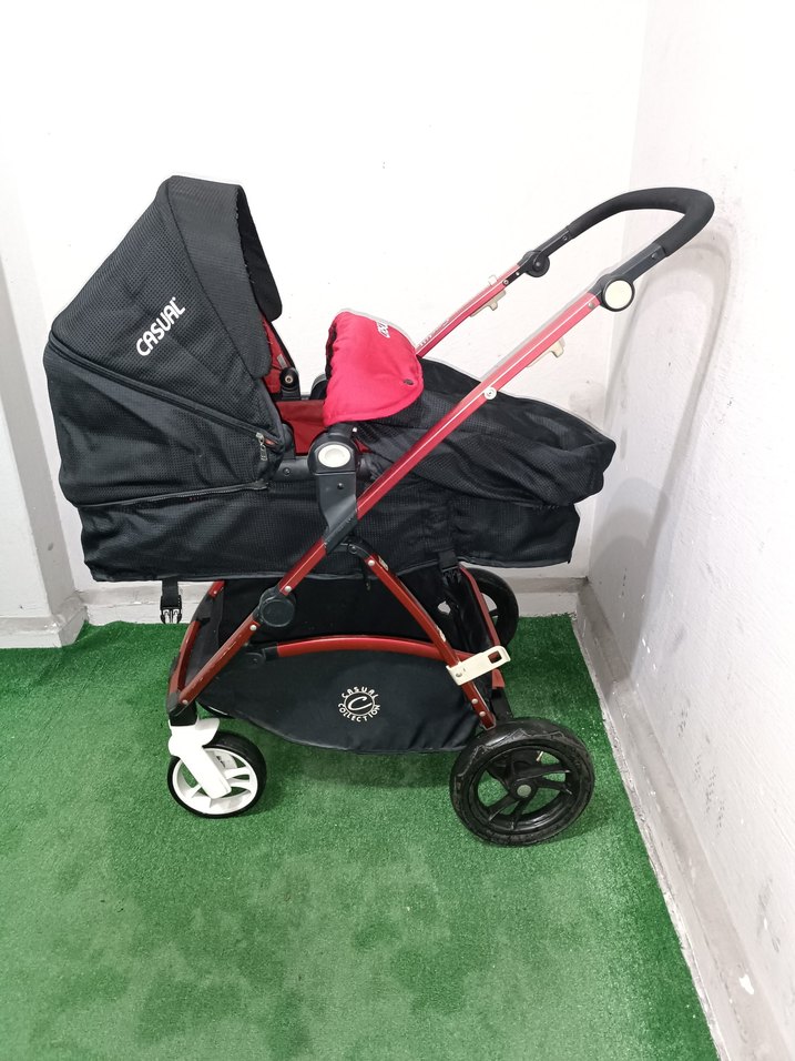 CASUAC Siyah Bebek Arabası ve Puset - Görsel 3