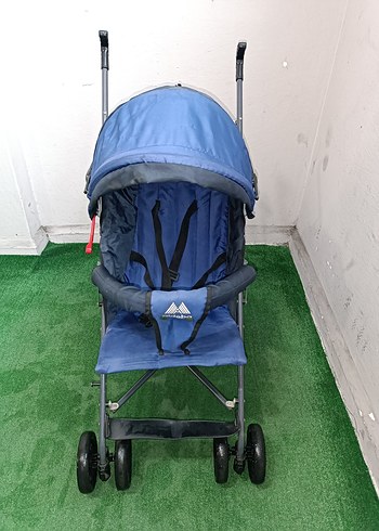 Koyu Mavi Bebek Arabası Temiz Sağlamdır Kargo Var - Görsel 2