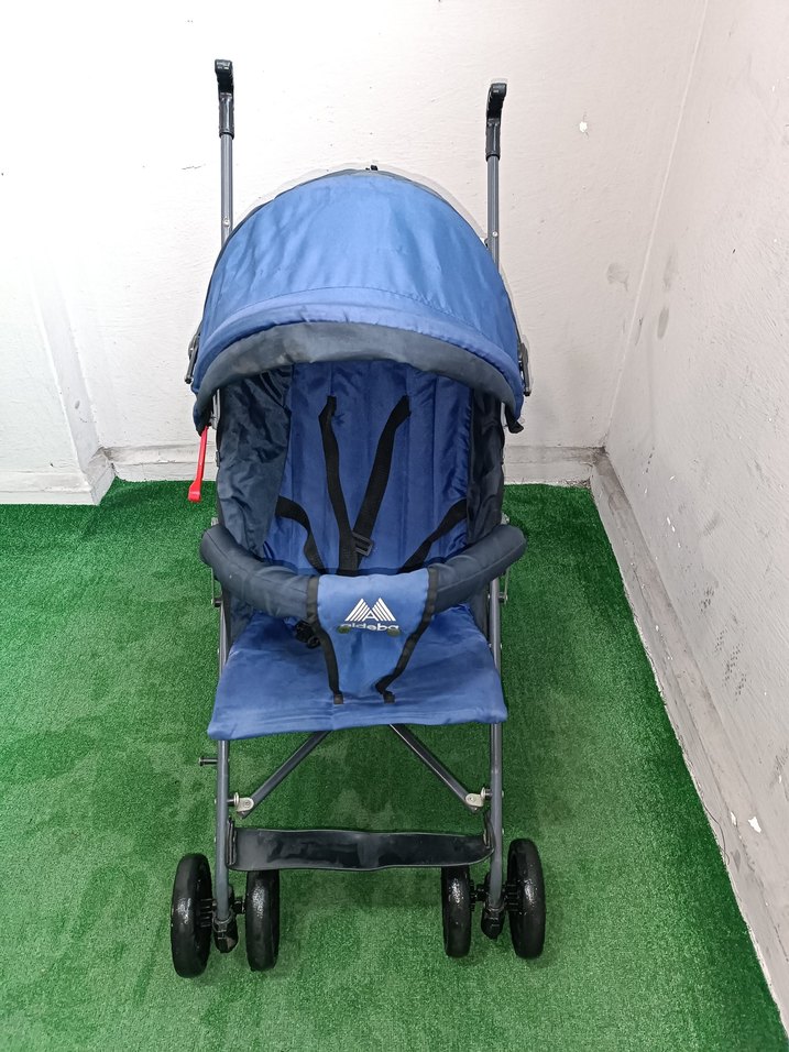 Koyu Mavi Bebek Arabası Temiz Sağlamdır Kargo Var - Görsel 2