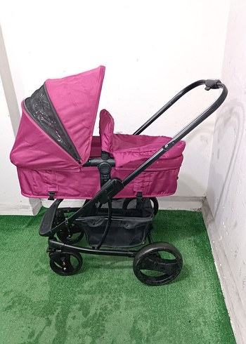 Pembe Bebek Arabası ve Oto Koltuğu Temiz Sağlamdır Kargo Var - Görsel 4