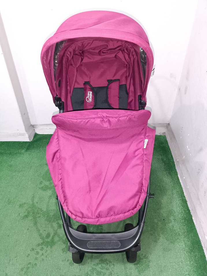 Pembe Bebek Arabası ve Oto Koltuğu Temiz Sağlamdır Kargo Var - Görsel 3