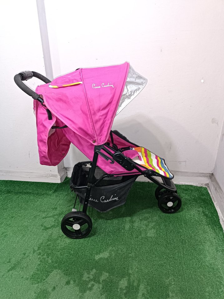 Pierre Cardin Pembe Bebek Arabası - Görsel 4