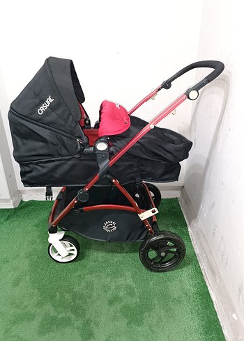 Siyah Bebek Arabası ve Taşıma Koltuğu Temiz Sağlamdır Kargo Var - Görsel 4