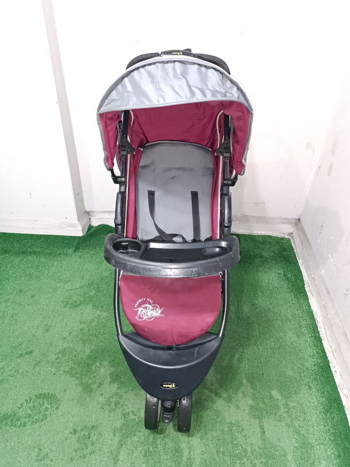 Gri Bebek Arabası Temiz Sağlamdır Kargo Var - Görsel 2