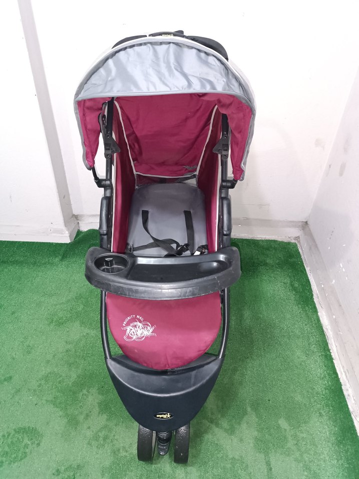 Gri Bebek Arabası Temiz Sağlamdır Kargo Var - Görsel 3