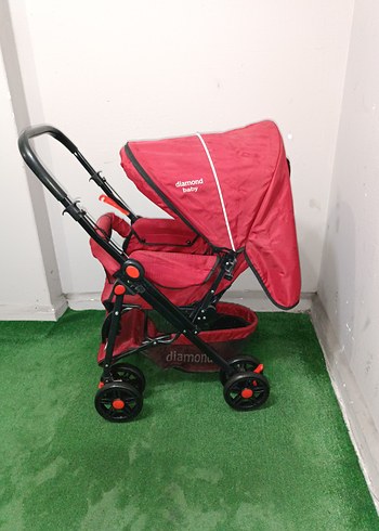 Kırmızı Diamonu Bebek Arabası Temiz Sağlamdır Kargo Var - Görsel 3