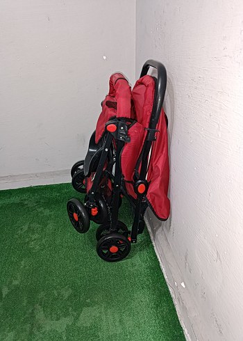 Kırmızı Diamonu Bebek Arabası Temiz Sağlamdır Kargo Var - Görsel 5