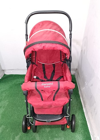 Kırmızı Diamonu Bebek Arabası Temiz Sağlamdır Kargo Var - Görsel 4