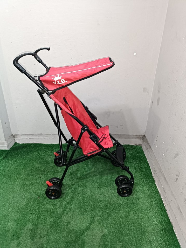 Kırmızı V.I.B. Bebek Arabası Temiz Sağlamdır Kargo Var - Görsel 3