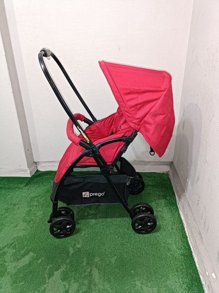 Zprego Kırmızı Bebek Arabası Temiz Sağlamdır Kargo Var - Görsel 4