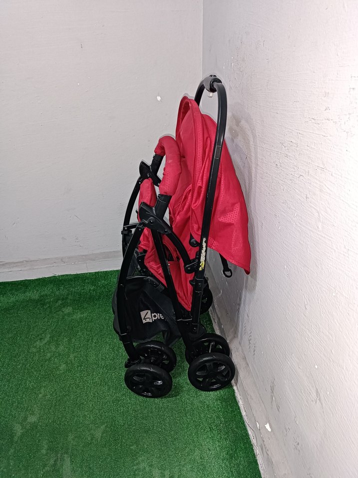 Zprego Kırmızı Bebek Arabası Temiz Sağlamdır Kargo Var - Görsel 5