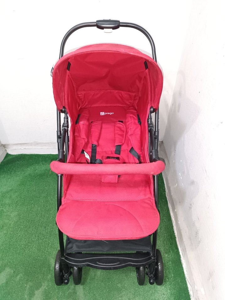 Zprego Kırmızı Bebek Arabası Temiz Sağlamdır Kargo Var - Görsel 3