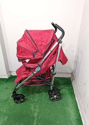 Kırmızı Bebek Arabası Temiz Sağlamdır Kargo Var - Görsel 4