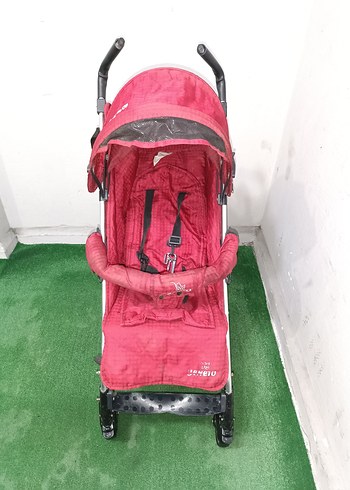 Kırmızı Bebek Arabası Temiz Sağlamdır Kargo Var - Görsel 2