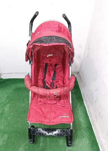 Kırmızı Bebek Arabası Temiz Sağlamdır Kargo Var - Görsel 3