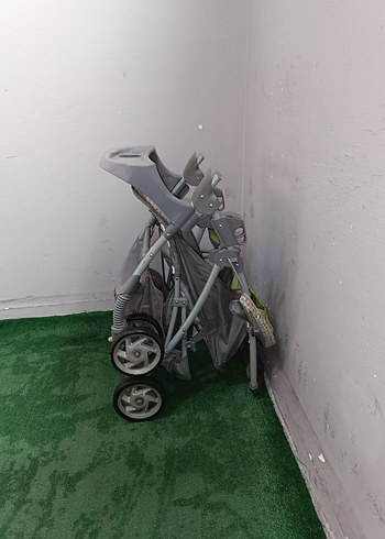 Gri Bebek Arabası Temiz Sağlamdır Kargo Var - Görsel 5