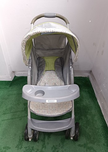 Gri Bebek Arabası Temiz Sağlamdır Kargo Var - Görsel 3