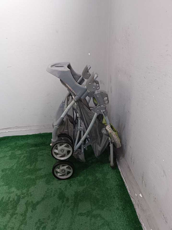 Gri Bebek Arabası Temiz Sağlamdır Kargo Var - Görsel 5