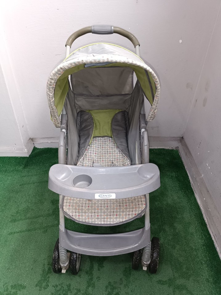 Gri Bebek Arabası Temiz Sağlamdır Kargo Var - Görsel 3