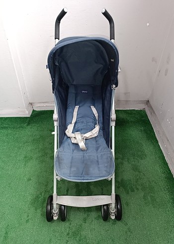 Mavi ve Gri Bebek Arabası Temiz Sağlamdır Kargo Var - Görsel 3
