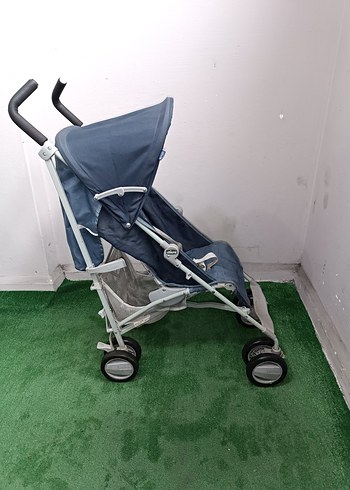 Mavi ve Gri Bebek Arabası Temiz Sağlamdır Kargo Var - Görsel 4